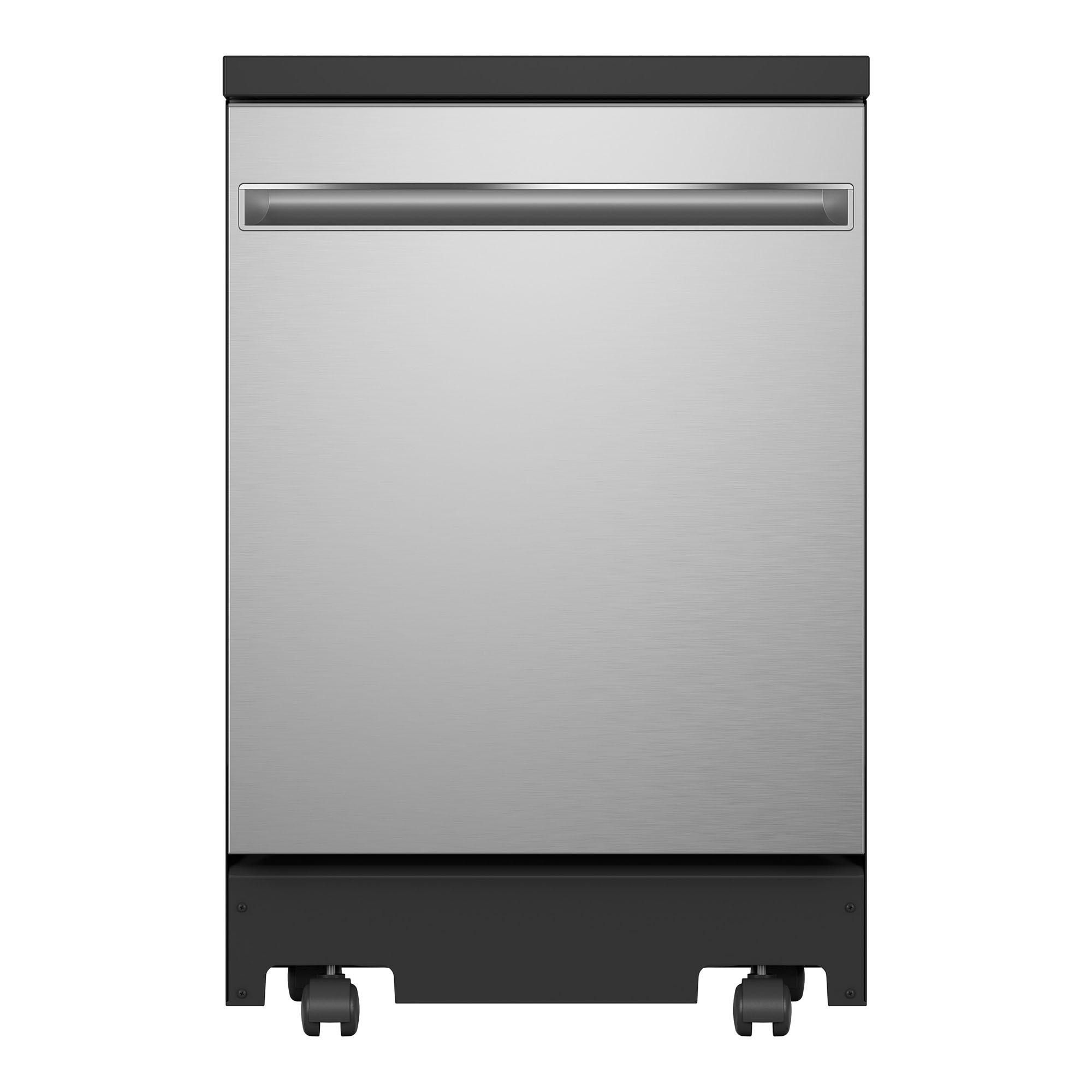 Rent to Own GE Appliances 24" Portable Dishwasher Stainless at Aaron's today!